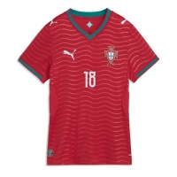 Camiseta Portugal Pedro Neto #18 Primera Equipación Replica Mundial 2026 para mujer mangas cortas